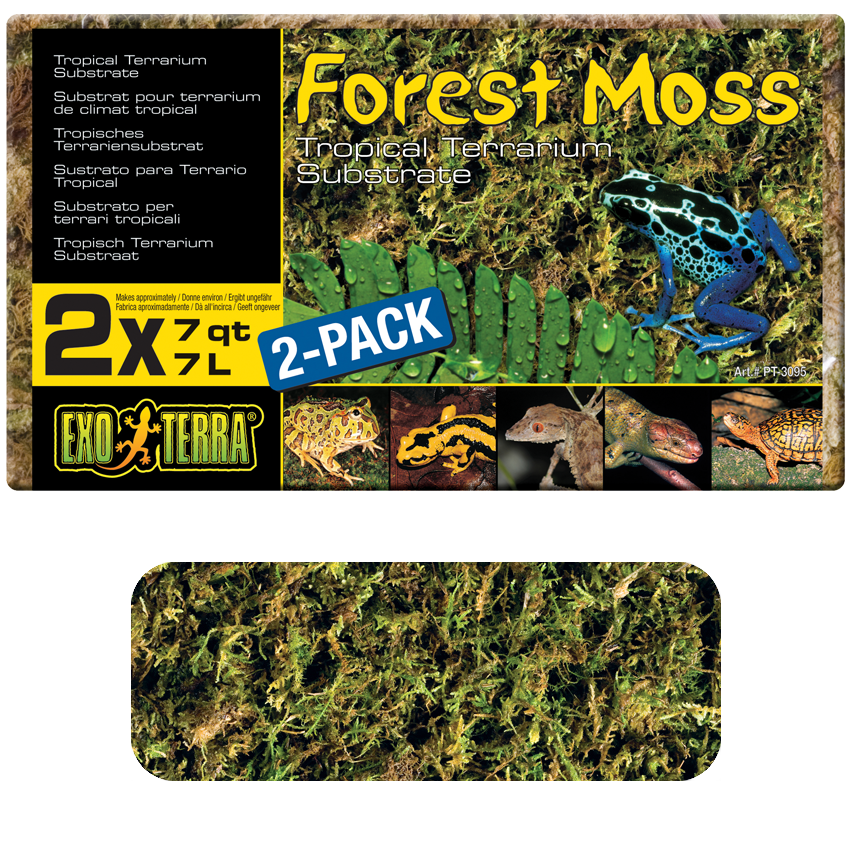 Exo Terra Forest Moss Tropical Terrarium Reptile Substrate — AnimalWiz.com